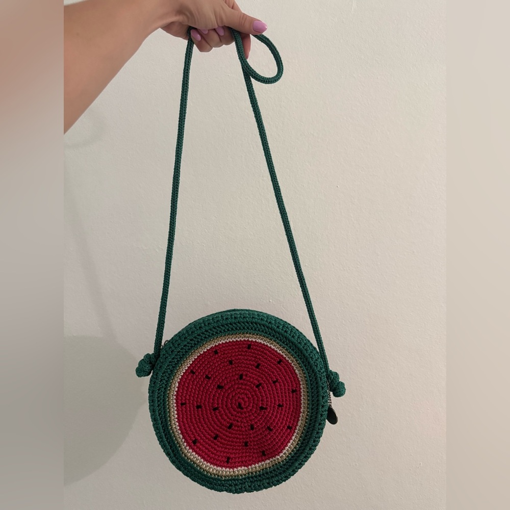 The Sak Crochet Watermelon Crossbody Bag